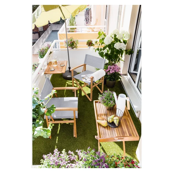 Sunfun Diana Katlanır Ahşap Balkon Masası - Görsel 8
