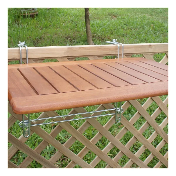 Sunfun Diana Katlanır Ahşap Balkon Masası - Görsel 9