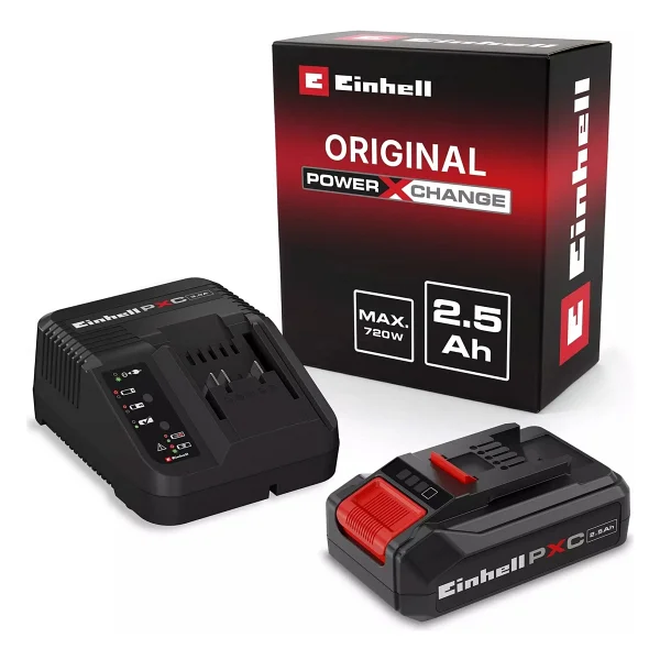 Einhell Set-78(Einhell Ge-Cf 18/2200 Li Akülü Vantilatör+Einhell 18v 2,5 Ah Pxc Starter Kit, Akü & Şarj Cihazı) - Görsel 3