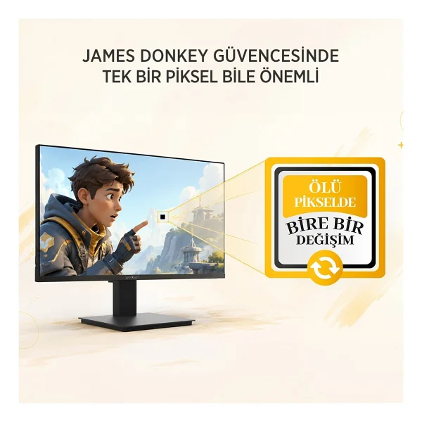James Donkey Ravel R45 24" 0.5 Ms Full HD Pivot Ips 240 Hz Oyuncu Monitörü - Görsel 9