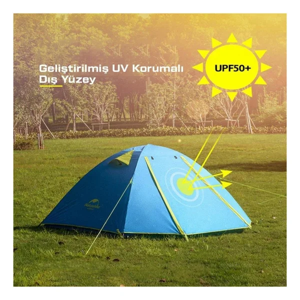 Naturehike P Serisi Mavi 2 Kişilik Çadır - Görsel 3