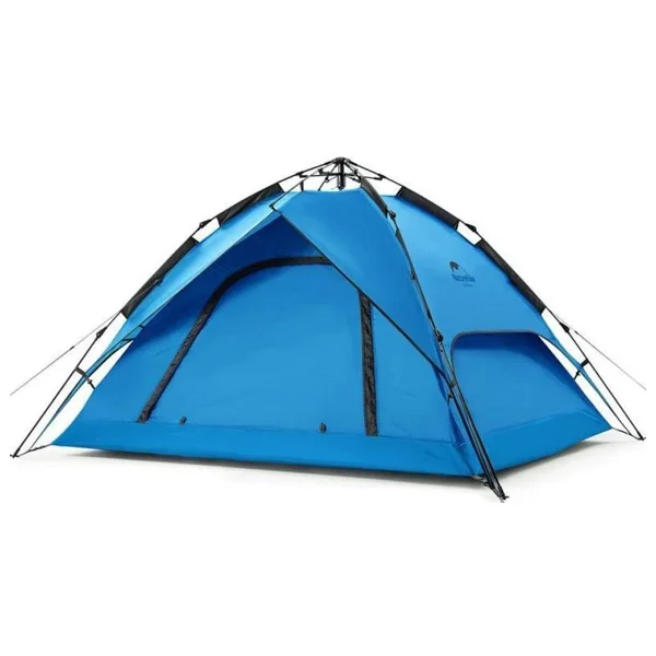 Naturehike 4 Kişilik Otomatik Gri Kırmızı Kamp Çadırı - Görsel 5
