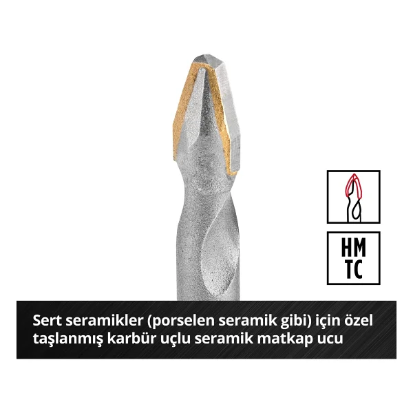 Einhell S-Case 49051410 10 Parça Seramik Matkap Ucu Seti - Görsel 5