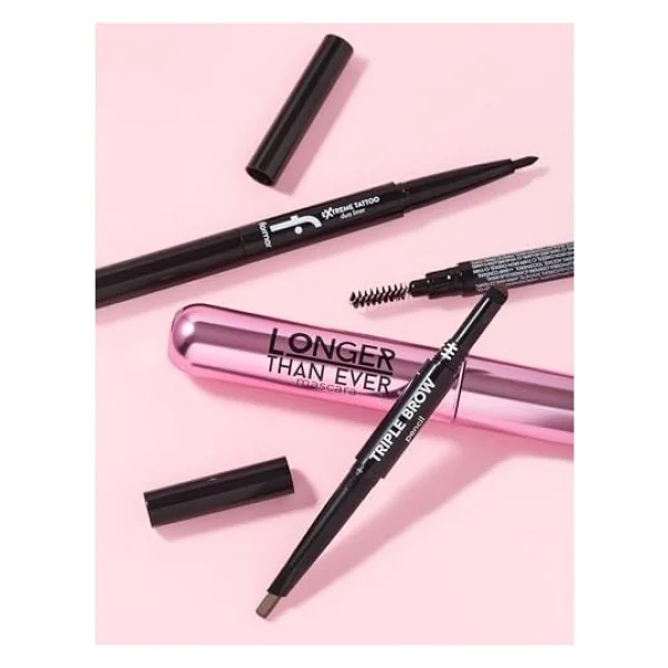Doğal Formüllü Kirpik Uzatıcı Maskara (Siyah) - Longer Than Ever Mascara - 001 Black - 8682536067119 - Görsel 2