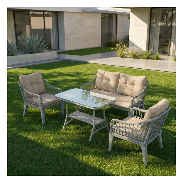 Tu Tienda Kaş 2+1+1+Sehpa Rattan Bahçe & Balkon Takımı - Görsel 7
