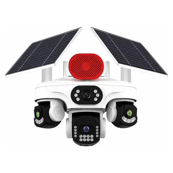 O-Kam OK-337 Premium 4G Speed Dome 12 MP Güneş Enerjili Gece Görüşlü güvenlik Kamerası - Görsel 8