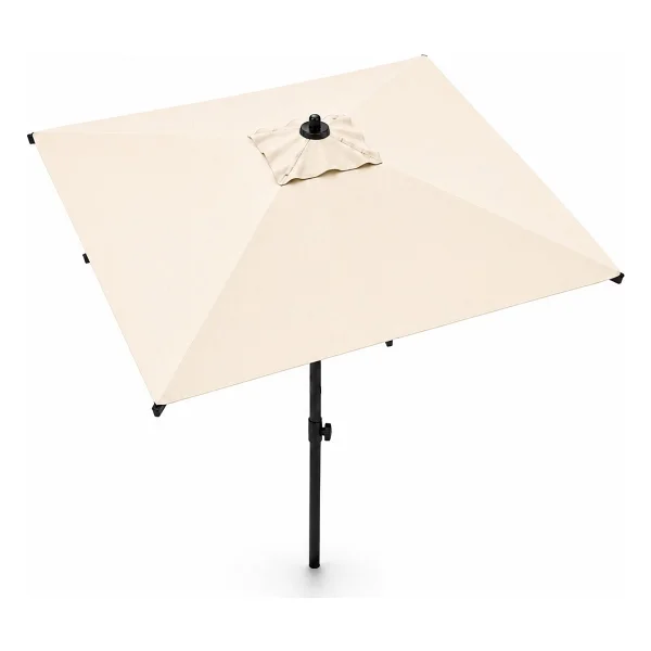 Alubrella Güneş Şemsiyesi Kare, 210 Cm, Krem Rengi Su Geçirmez Kumaş - Görsel 3