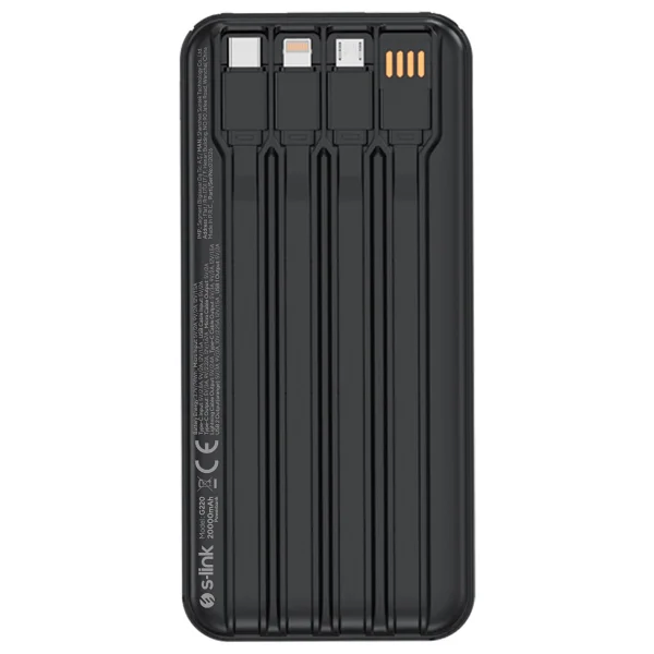 S-link IP-G220 Siyah 20000 mAh Hızlı Şarj Powerbank - Görsel 8