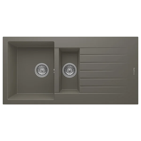 Realstone Troya P005 100 Tezgah Üstü Kapuçino Granit Eviye - Görsel 8