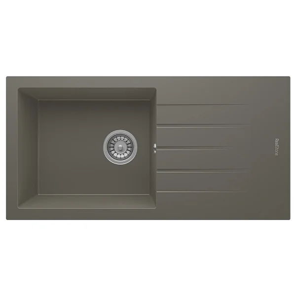 Realstone Assos P011 86 XL Tezgah Üstü Granit Eviye - Görsel 7