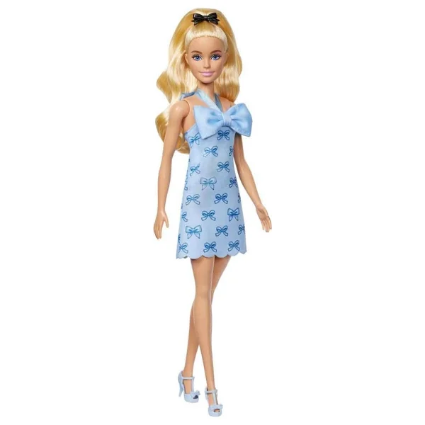 Barbie Fashionistas Mavi Fiyonklu Elbiseli Büyüleyici Parti Bebeği Fbr37-Hyt93 - Görsel 7
