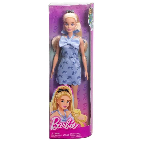 Barbie Fashionistas Mavi Fiyonklu Elbiseli Büyüleyici Parti Bebeği Fbr37-Hyt93 - Görsel 8