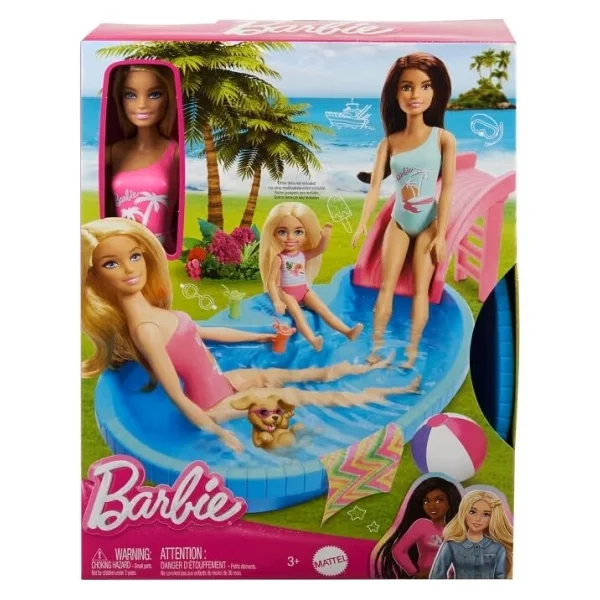 Barbie Bebek Ve Havuz Oyun Seti Hrj74 - Görsel 2