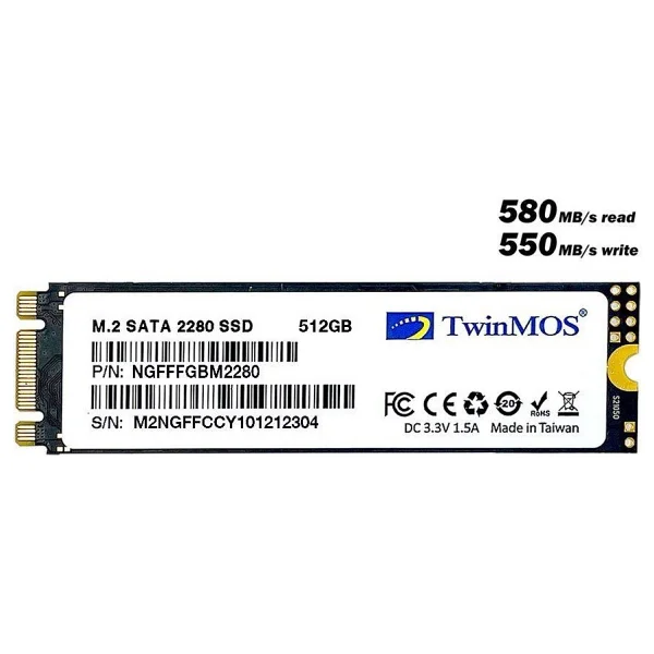 Twinmos Ngfffgbm2280 Sata 3.0 512 GB M.2 SSD - Görsel 4