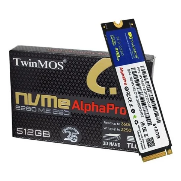 Twinmos Alphapro Nvme512gb2280ap Pcı-Express 3.0 512 GB M.2 SSD - Görsel 8