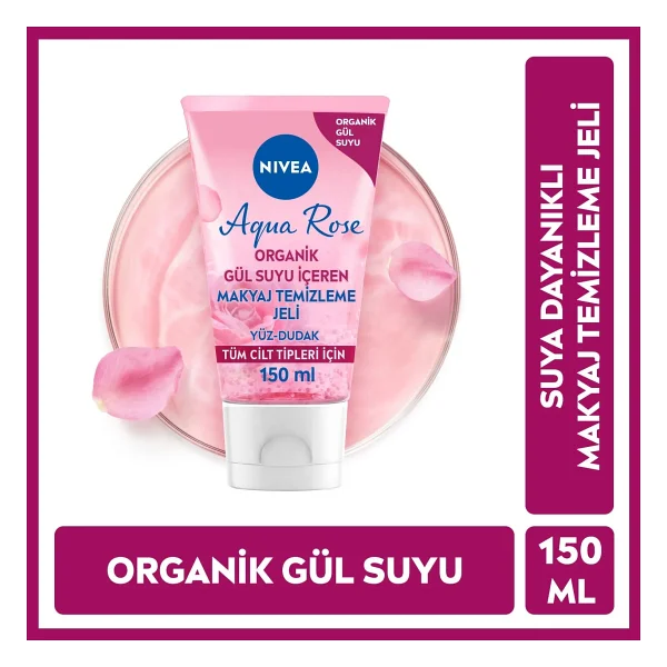 Nivea Aqua Rose Organik Gül Suyu İçeren 150 Ml Makyaj Temizleme Jeli - Görsel 7
