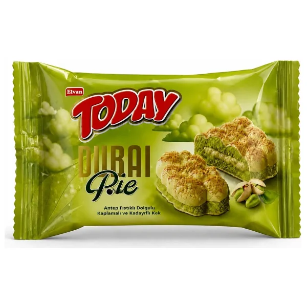 Today Dubai Pie Antep Fıstıklı Kadayıflı Kek 40 Gr. 24 Adet (1 Kutu) - Görsel 2