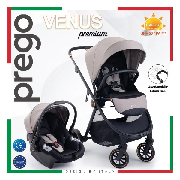 Prego 2029 Venüs Premium Travel Sistem Bebek Arabası - Görsel 10