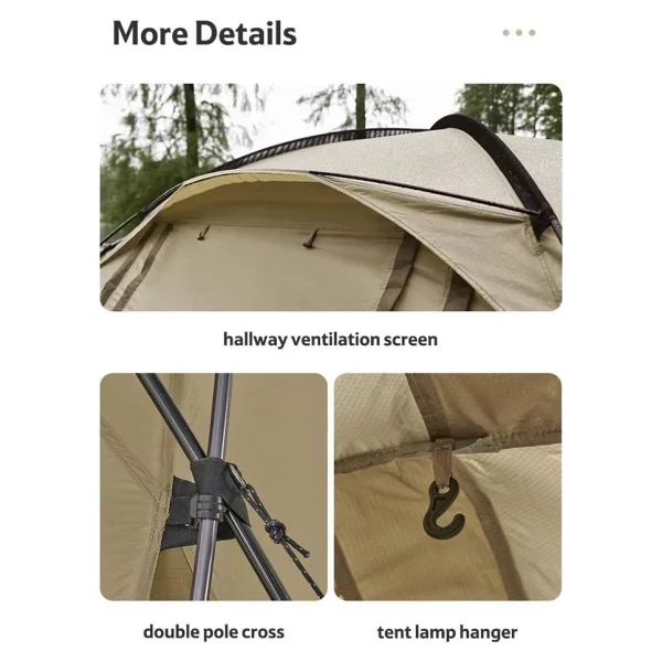 Naturehike Aries Beta 4 Kişilik Aile Çadırı - Görsel 3