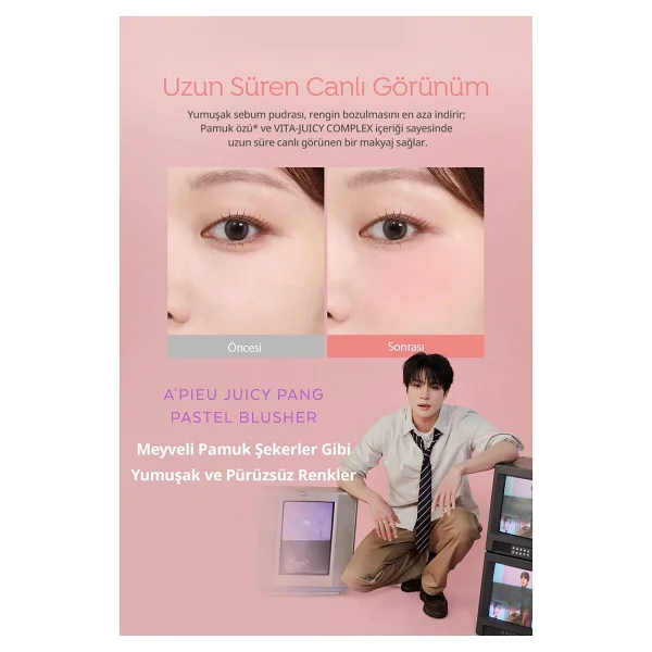 A'pıeu Juicy-Pang Pastel Blusher Allık - Görsel 4