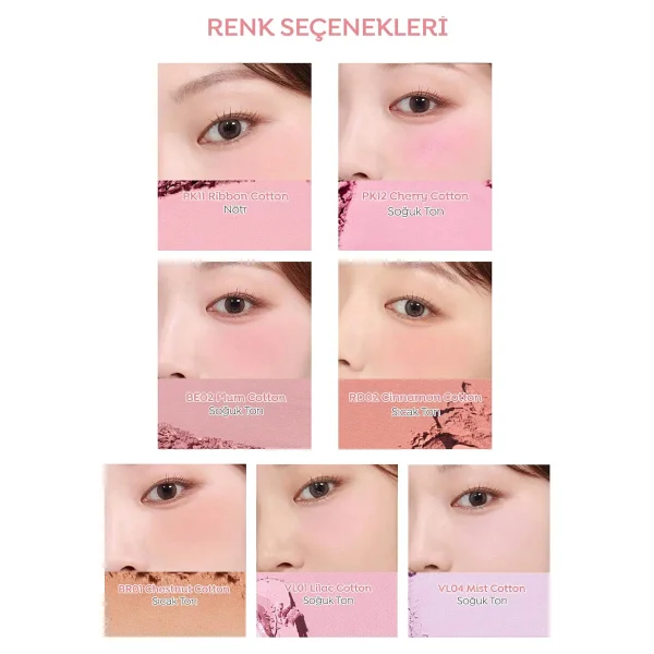 A'pıeu Juicy-Pang Pastel Blusher Allık - Görsel 6