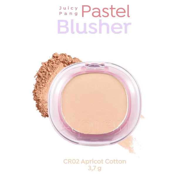 A 'pıeu Juicy-Pang Pastel Blusher Cr02 Apricot Cotton Allık - Görsel 9