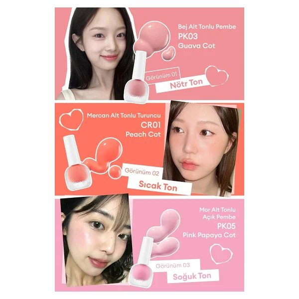 A'pıeu Juicy-Pang Water Blusher Spk01 Rose Dust Likit Allık - Görsel 5