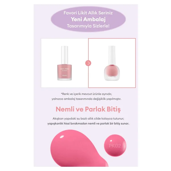 A'pıeu Juicy-Pang Water Blusher Spk01 Rose Dust Likit Allık - Görsel 6