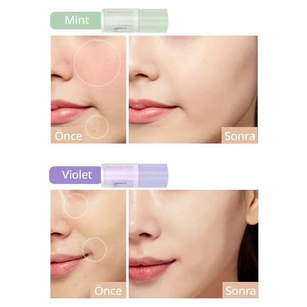 Missha Layering Fit Base Solgun Görünümü Nötrleyen Violet Spf 15 Pa+ 35 Ml Makyaj Bazı - Görsel 6