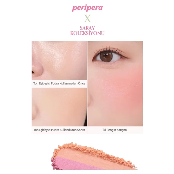 Peripera Pure Blushed Custom Cheek İki Tonlu Allık - Görsel 5