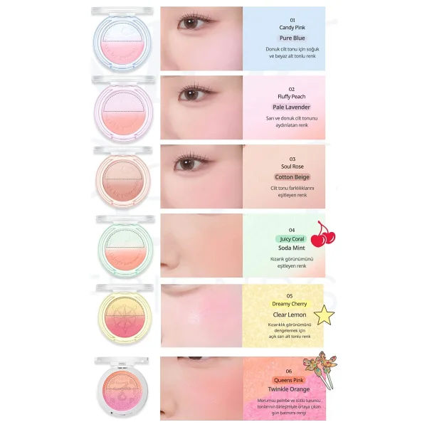 Peripera Pure Blushed Custom Cheek İki Tonlu Allık - Görsel 7