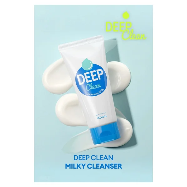 Missha Hassas Ciltler İçin Cilt & Makyaj Temizleme Sütü A'pıeu Deep Clean Cleansing Milk 130ml - Görsel 2