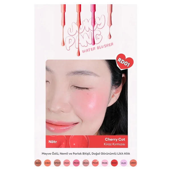 A'pıeu Juicy-Pang Water Blusher Rd01 Likit Allık - Görsel 2