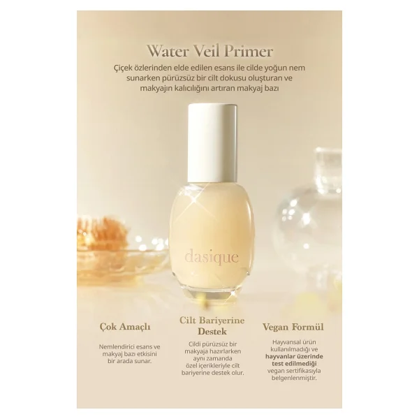 Dasique Water Veil Nemlendiren Ve Aydınlatan 40 Ml Makyaj Bazı - Görsel 3