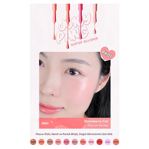 A'pıeu Juicy-Pang Water Blusher Likit Allık - Görsel 2