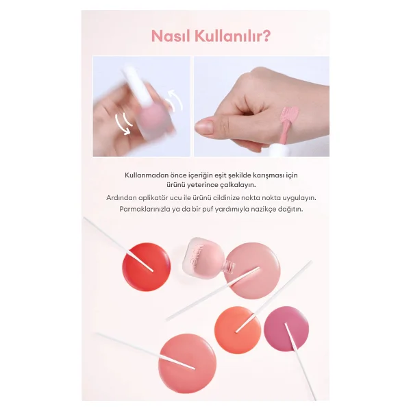 A'pıeu Juicy-Pang Water Blusher Likit Allık - Görsel 7