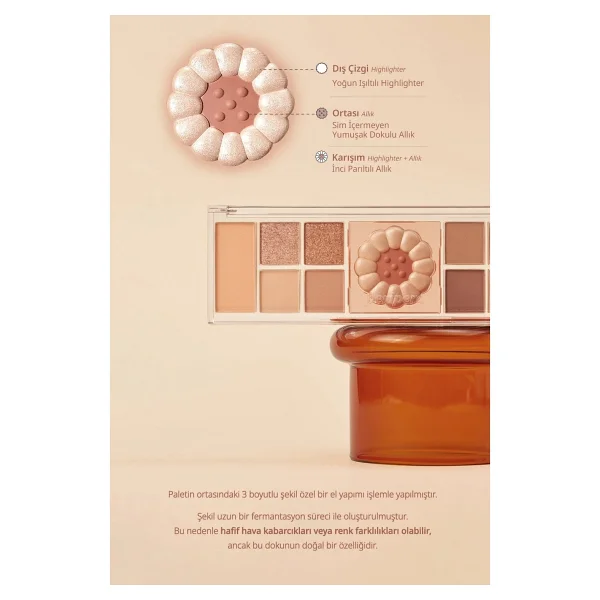 Peripera All Take Mood Like 03 Honey Brown Makyaj Paleti - Görsel 5