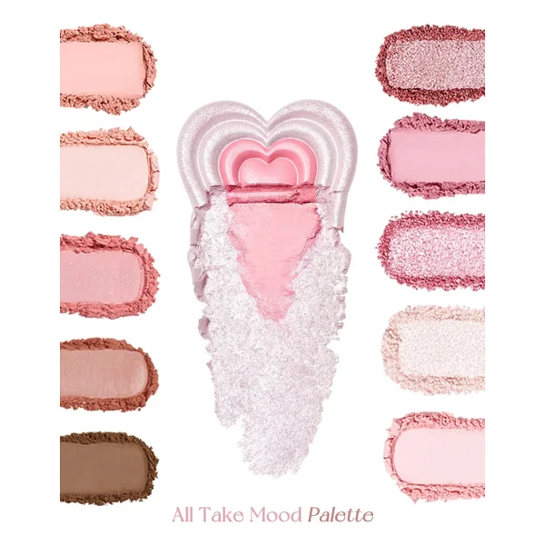 Peripera All Take Mood Like 01 Prestige Pink Makyaj Paleti - Görsel 4