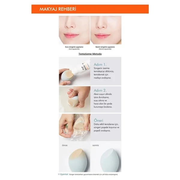 Missha Water In Sponge Islak Kullanılabilen Makyaj Süngeri - Görsel 4