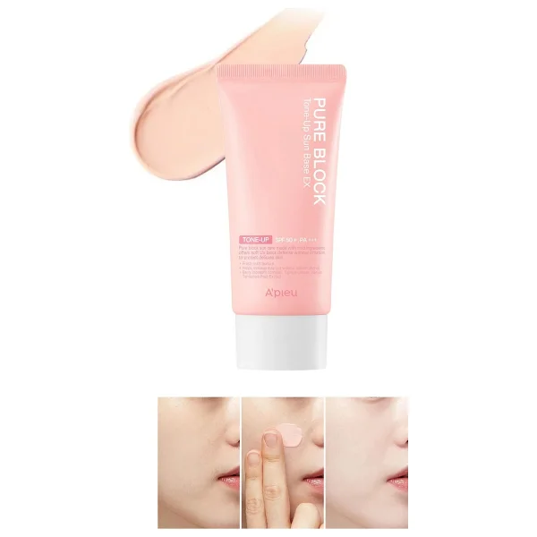 Missha Pure Block Tone-Up 50 Faktör 50 Ml Pembe Güneş Kremi - Görsel 2