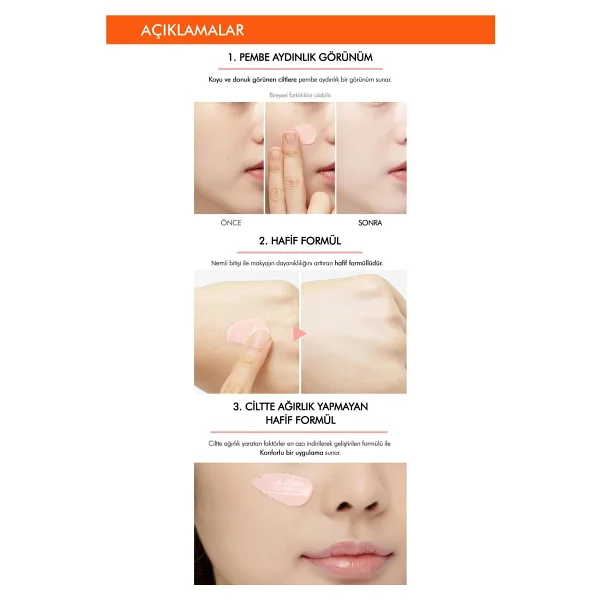 Missha Pure Block Tone-Up 50 Faktör 50 Ml Pembe Güneş Kremi - Görsel 4