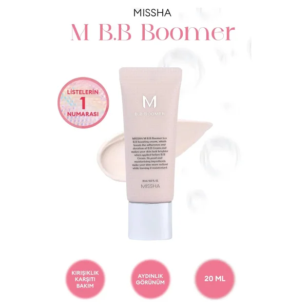 Missha Işıltılı Ve Aydınlık Görünüm Sağlayan B.B Boomer 20 Ml Makyaj Bazı - Görsel 2