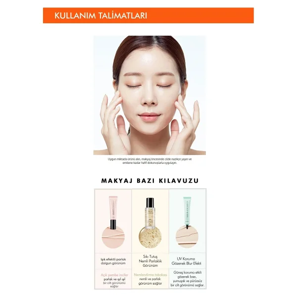 Missha Moist Layering Starter Gold Topping 30 ml Makyaj Bazı - Görsel 5