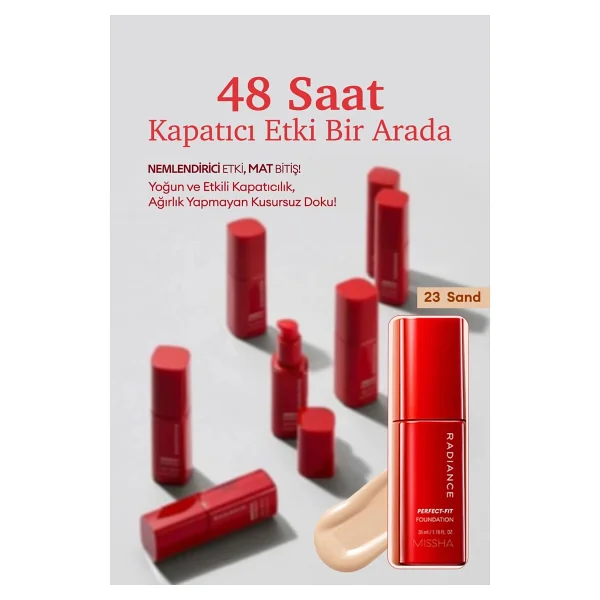 Missha Radiance Perfect Fit Spf 30 35 Ml Likit Fondöten - Görsel 3