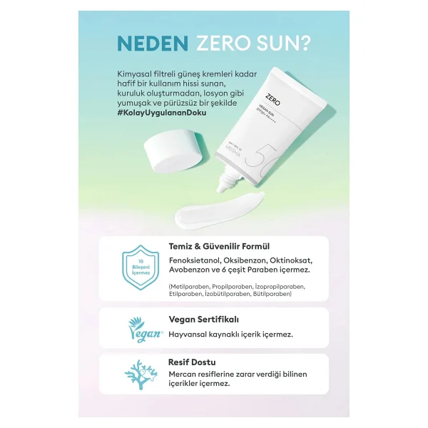 Missha Nazik, Mineral Filtreli Güneş Kremi Mıssha All Around Safe Block Zero Vegan Sun Spf 50+ Pa++++ - Görsel 3