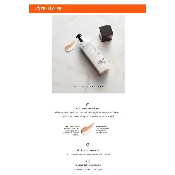 Missha M Signature Wrinkle Fill Up No. 23 Natural Beige Spf 37 Pa++ 44 Gr Bb Krem - Görsel 3