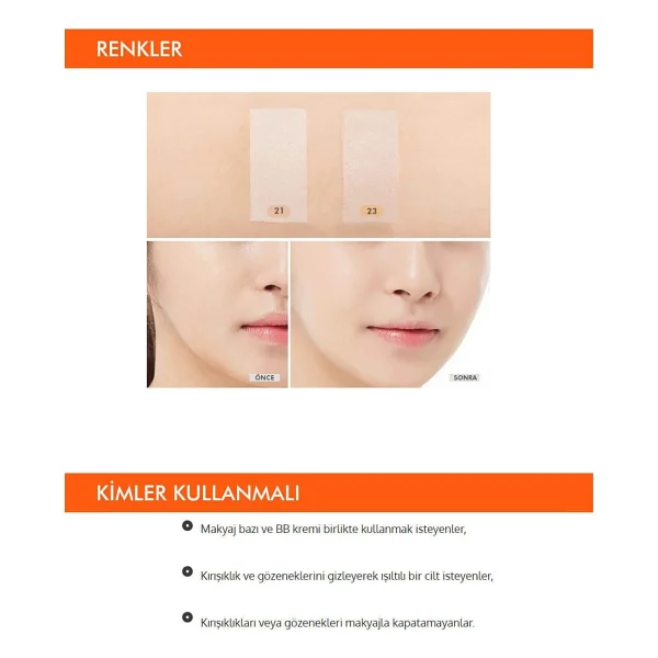 Missha M Signature Wrinkle Fill Up No. 23 Natural Beige Spf 37 Pa++ 44 Gr Bb Krem - Görsel 5