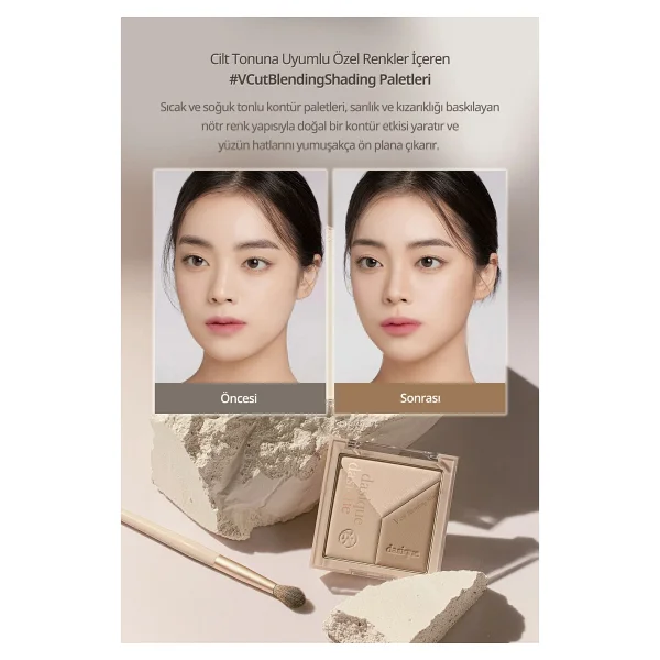 Dasique V Cut Blending Shading Kontür Paleti - Görsel 4