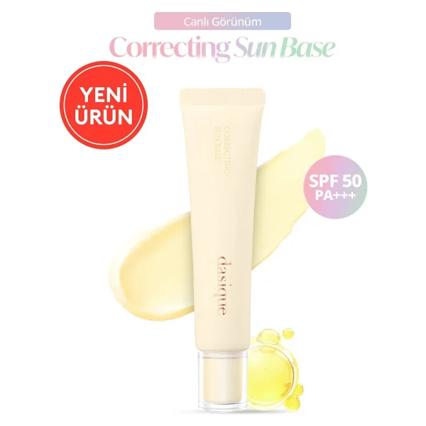 Dasique Correcting Sun Spf 50+ Pa+++ Canlı Görünüm Veren 03 Lemon Cream 30 Ml Makyaj Bazı - Görsel 2