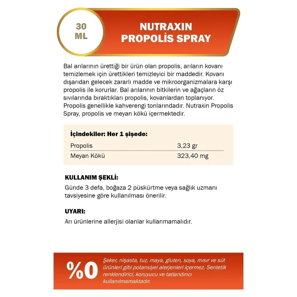 Nutraxin Propolis Sprey 30 Ml - Görsel 2